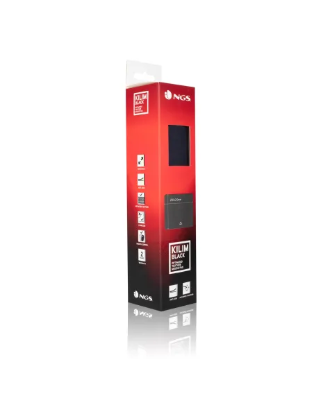 NGS MOUSE-1080 alfombrilla para ratón Alfombrilla de ratón para juegos Negro
