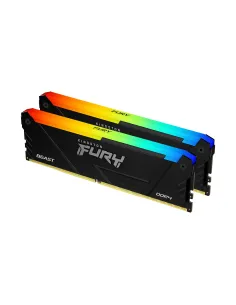 Kingston Technology FURY Beast 32GB 3200MT s DDR4 CL16 DIMM (Kit de 2) 1Gx8 RGB