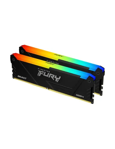Kingston Technology FURY Beast 32GB 3200MT s DDR4 CL16 DIMM (Kit de 2) 1Gx8 RGB