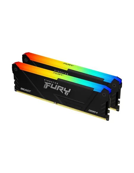 Kingston Technology FURY Beast 32GB 3200MT s DDR4 CL16 DIMM (Kit de 2) 1Gx8 RGB