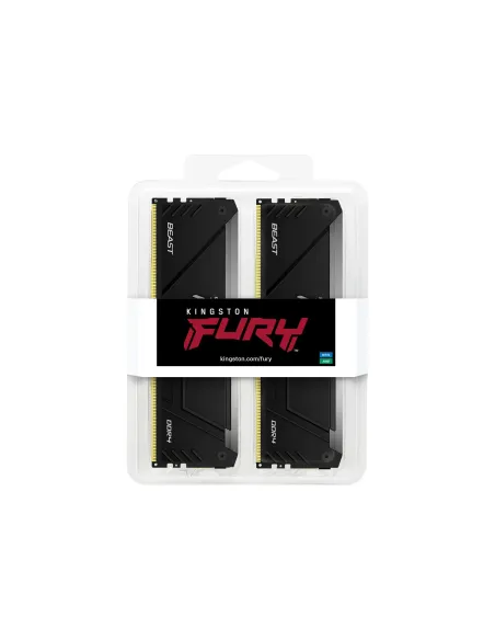 Kingston Technology FURY Beast 32GB 3200MT s DDR4 CL16 DIMM (Kit de 2) 1Gx8 RGB
