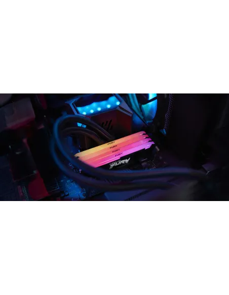 Kingston Technology FURY Beast 32GB 3200MT s DDR4 CL16 DIMM (Kit de 2) 1Gx8 RGB