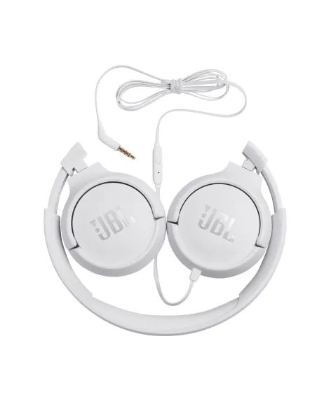 JBL Tune 500 Auriculares Alámbrico Diadema Llamadas Música Blanco