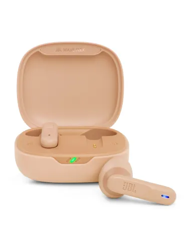 JBL Wave Flex Auriculares True Wireless Stereo (TWS) Dentro de oído Llamadas Música Deporte Uso diario Bluetooth Beige