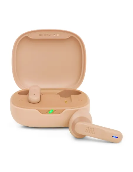 JBL Wave Flex Auriculares True Wireless Stereo (TWS) Dentro de oído Llamadas Música Deporte Uso diario Bluetooth Beige