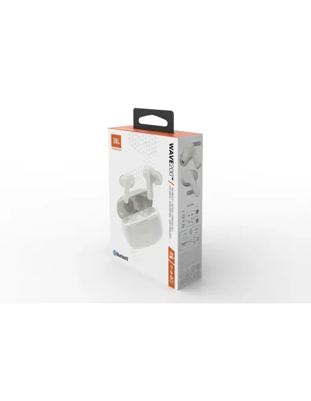 JBL Wave 200TWS Auriculares Inalámbrico Dentro de oído Llamadas Música Bluetooth Blanco