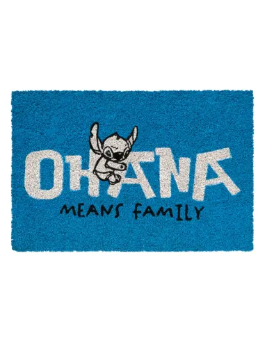 Felpudo disney stitch ohana azul