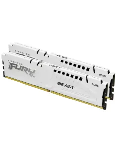 Kingston Technology FURY Beast 32GB 6000MT s DDR5 CL36 DIMM (Kit de 2) White EXPO