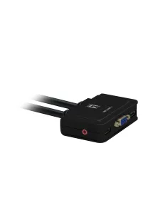 LevelOne KVM de 2 puertos, VGA, USB, Audio 2