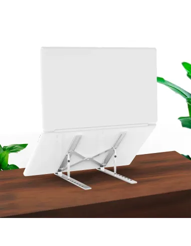 AISENS Soporte de Sobremesa Ajustable para Portatil   Tablet, Plata