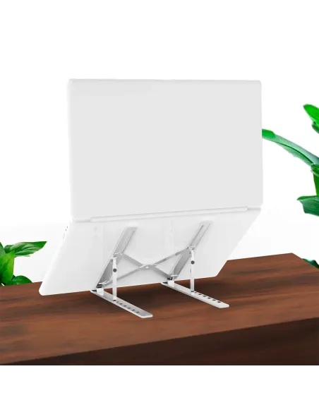 AISENS Soporte de Sobremesa Ajustable para Portatil   Tablet, Plata