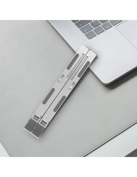 AISENS Soporte de Sobremesa Ajustable para Portatil   Tablet, Plata
