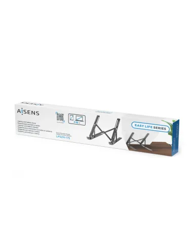 AISENS Soporte de Sobremesa Ajustable para Portatil   Tablet, Gris