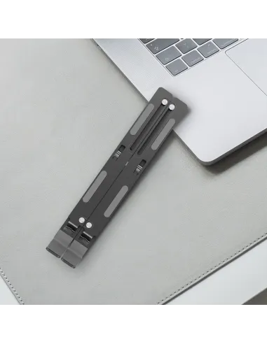 AISENS Soporte de Sobremesa Ajustable para Portatil   Tablet, Gris