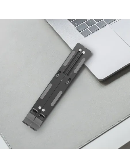 AISENS Soporte de Sobremesa Ajustable para Portatil   Tablet, Gris