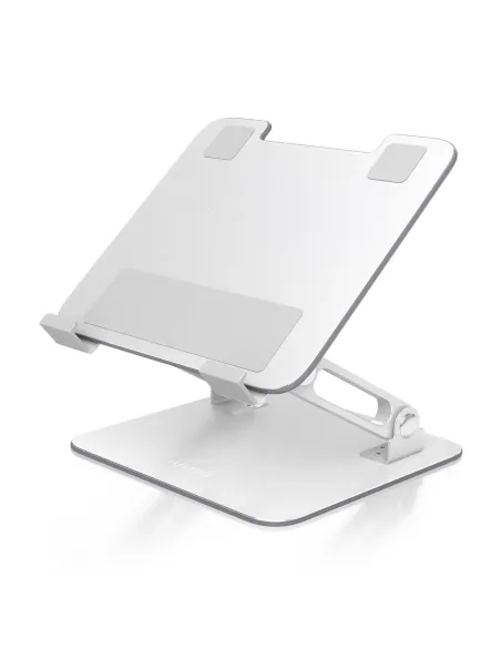 AISENS Soporte de Sobremesa 7-13 Ajustable Para Portatil   Tablet, Plata