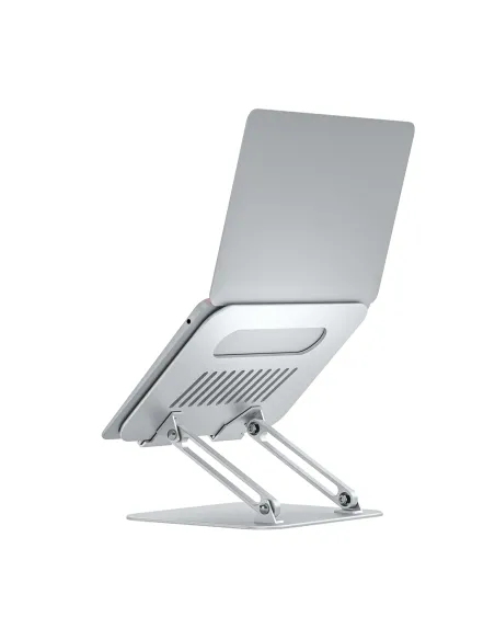 AISENS Soporte de Sobremesa XL 10-17 Ajustable para Portatil   Tablet, Plata