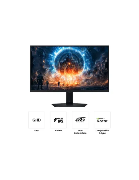Samsung G60F pantalla para PC 68,6 cm (27") 2560 x 1440 Pixeles Quad HD LCD Negro