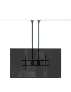 TooQ Soporte de Techo Extensible con doble mástil para Pantallas 60”-120", Negro 2