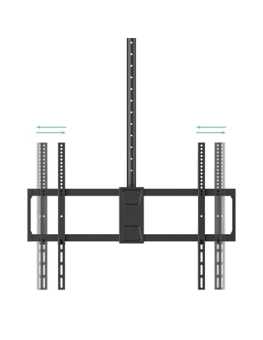 TooQ Soporte de Techo Extensible para Pantallas 50"-100", Negro