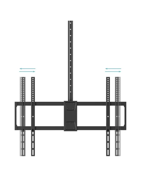 TooQ Soporte de Techo Extensible para Pantallas 50"-100", Negro