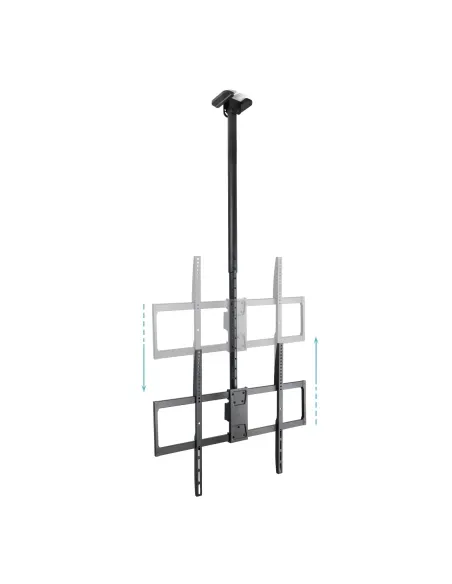 TooQ Soporte de Techo Extensible para Pantallas 50"-100", Negro