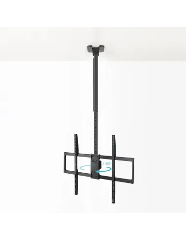 TooQ Soporte de Techo Extensible para Pantallas 50"-100", Negro