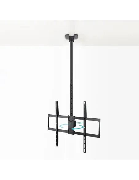 TooQ Soporte de Techo Extensible para Pantallas 50"-100", Negro