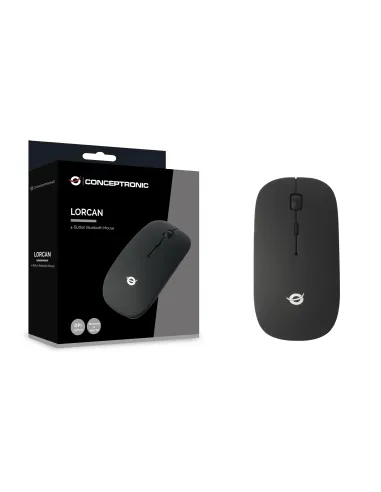 Conceptronic LORCAN01B ratón Oficina Ambidextro Bluetooth Óptico 1600 DPI