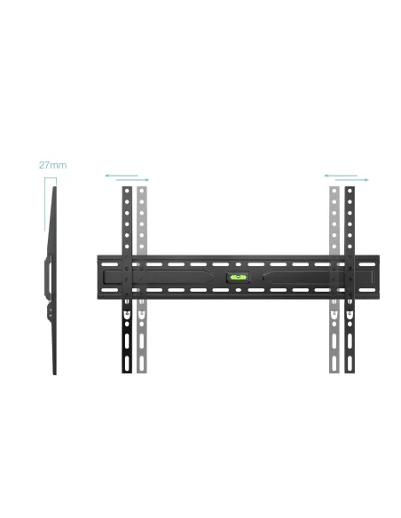 TooQ Soporte Fijo de pared para pantallas 37"- 86", Negro