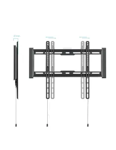 TooQ Soporte Fijo de pared para pantallas 32"- 70", Negro 2