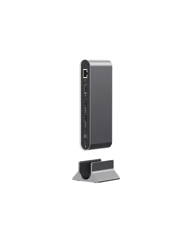 Acer HP.DSCAB.022 base para portátil y replicador de puertos Alámbrico USB 3.2 Gen 1 (3.1 Gen 1) Type-C Plata