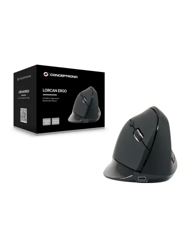 Conceptronic LORCAN03B ratón Oficina mano derecha Bluetooth Óptico 1600 DPI