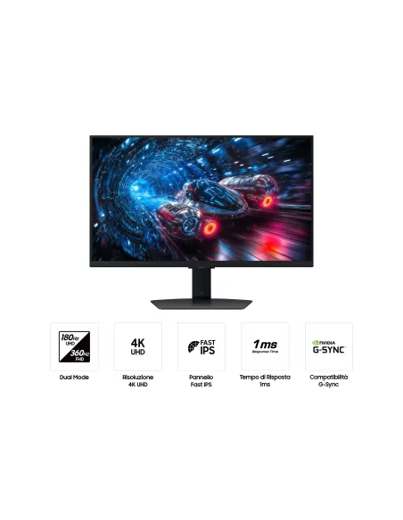 Samsung G70F pantalla para PC 68,6 cm (27") 3840 x 2160 Pixeles 4K Ultra HD LCD Negro