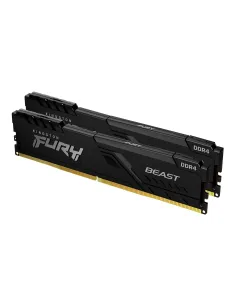Kingston Technology FURY Beast 32GB 3200MT s DDR4 CL16 DIMM (Kit de 2) 1Gx8 Black