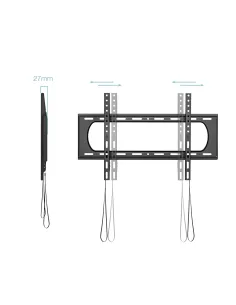 TooQ Soporte Fijo de pared para pantallas 37"- 80", Negro 2