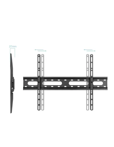 TooQ Soporte Fijo de pared para pantallas 37"- 80", Negro