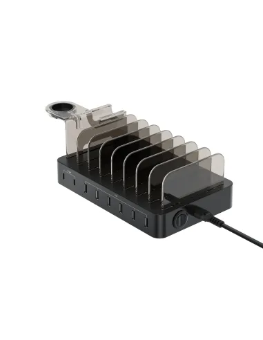 Conceptronic OZUL02B cargador de dispositivo móvil Universal Negro Corriente alterna Interior