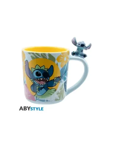 Taza 3d abystyle disney stitch hawaiano