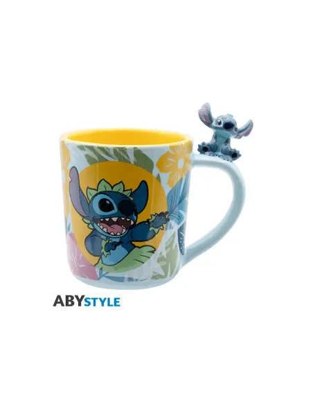 Taza 3d abystyle disney stitch hawaiano