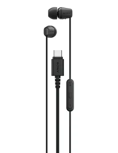 Sony IER-EX15C Auriculares Alámbrico Dentro de oído Llamadas Música USB Tipo C Negro