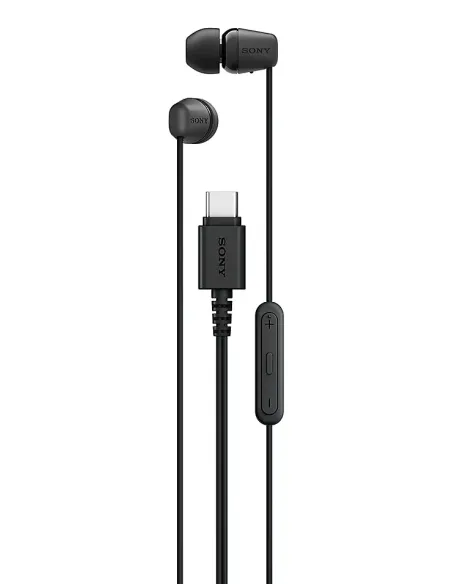 Sony IER-EX15C Auriculares Alámbrico Dentro de oído Llamadas Música USB Tipo C Negro