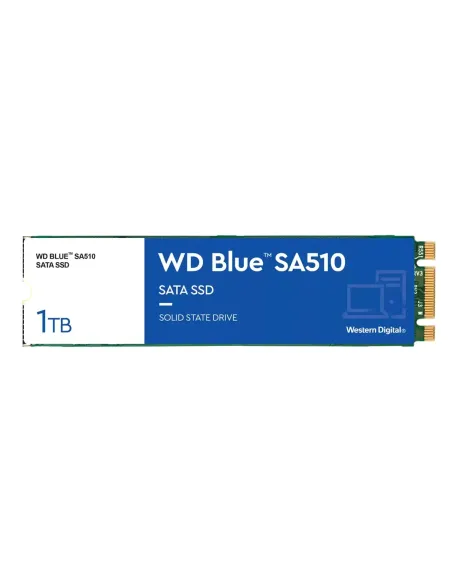 Disco duro interno solido hdd ssd wd western digital blue sa510 wds100t3b0b 1tb m.2 2280 sata 6gb - s