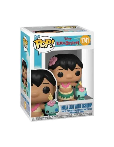 Funko pop & buddy: lilo & stitch s4 hula w - scrump
