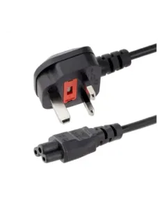 Cable bs1363 a c5 startech 1m -  macho - hembra -  negro