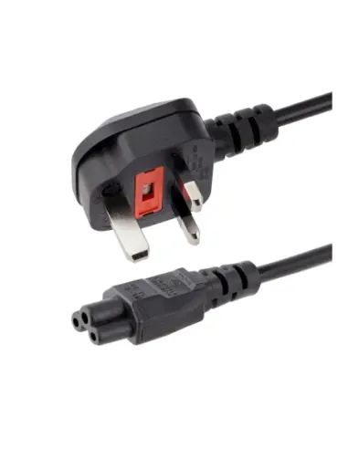 Cable bs1363 a c5 startech 1m -  macho - hembra -  negro