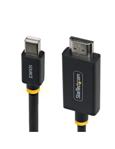 StarTech.com Cable Adaptador Mini DisplayPort a HDMI de 2m - 4K 60Hz HBR3 HDCP 2.3 DPCP - Cable mDP a HDMI 2.0 - Conversor de