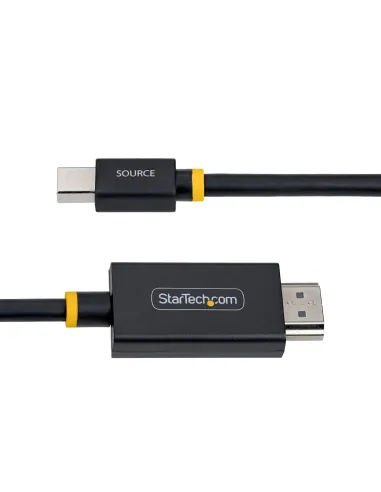 StarTech.com Cable Adaptador Mini DisplayPort a HDMI de 2m - 4K 60Hz HBR3 HDCP 2.3 DPCP - Cable mDP a HDMI 2.0 - Conversor de