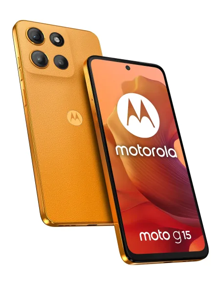 Motorola moto g15 17,1 cm (6.72") SIM doble Android 15 4G USB Tipo C 8 GB 128 GB 5200 mAh Naranja