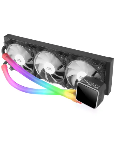 Mars Gaming MCA-WT, Funda ARGB para Tubos de Refrigeración Líquida, 30 LEDs Ultra Brillantes Personalizables ARGB, Silicona Eco